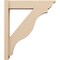 Ekena Millwork 6-in W x 26-in D x 30-in H Funston Trad Rough Cedar Woodgrain TimberThane Outlooker, Primed Tan OUTUR060X26X30FST04RCPR - alternate 3